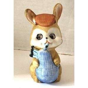 Vintage Anthropormohic Piper Bunny Rabbit Figurine